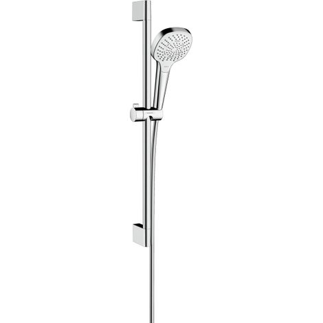 Hansgrohe Set Croma Select E 110 Multi EcoSmart / Unica'Croma 0,65 m, bianco/cromo (26581400)