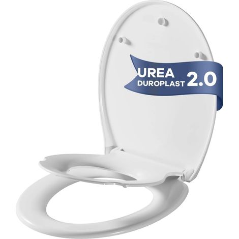 Asiento de inodoro, Duroplast, Mecanismo de cierre suave, Estilo 2 (1/2)