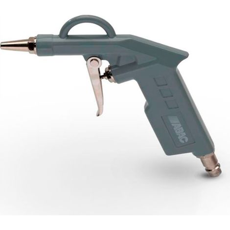 Pistolet de soufflage standard « G-501 » 4-8 bars avec raccord 1/4" en aluminium gris