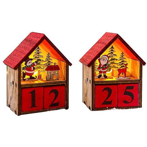 2 Stück Leuchtkalender