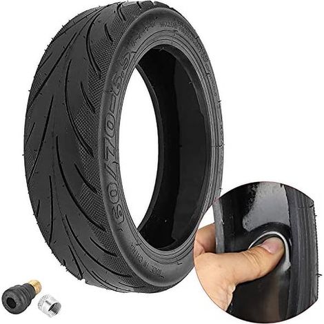Pneu plein tubeless 60/70-6.5 avec valve, compatible avec le scooter Segway Ninebot Max G30 (1/5)