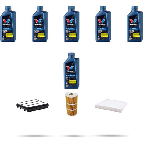 Kit tagliando 3 FILTRI e 6L OLIO compatibile con Nissan Qashqai II (J11E) 1.7 dCI 110kw Dal 2018 (1/5)