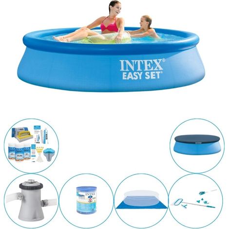 Intex Easy Set Piscine - 244 x 76 cm - Set d'avantage - OFFRIR (1/5)