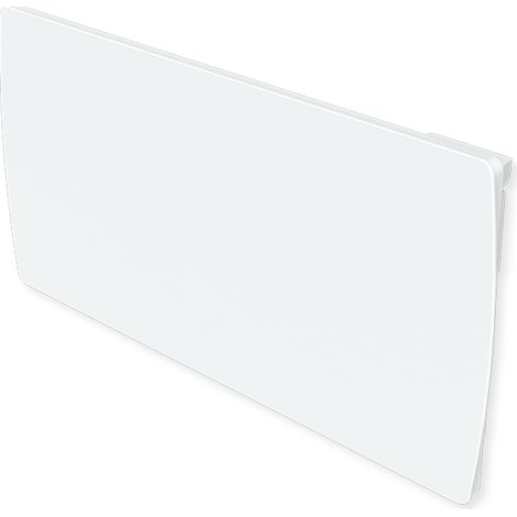 Radiateur à inertie CARRERA - Ceramique Verre Blanc LCD 2000W - Blanc