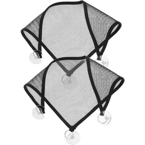 2 Pièces hamac pour Reptiles hamac de Reptile hamac pour Dragon Barbu Accessoires Gecko léopard lézard hamac Dragon Barbu Reptile hamac Dragon Barbu Toile Black (1/5)