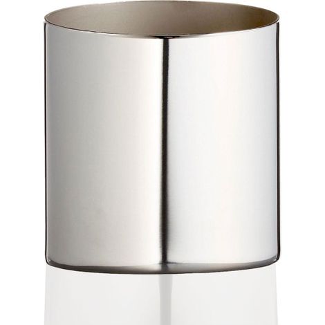 Porte Brosse à Dents Verre Rond en Inox Brillant (1/2)