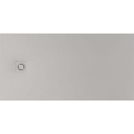 Receveur de douche extra plat en Stonex® Terran-N+Grille Twist - 1400x900mm - Perle (1/2)