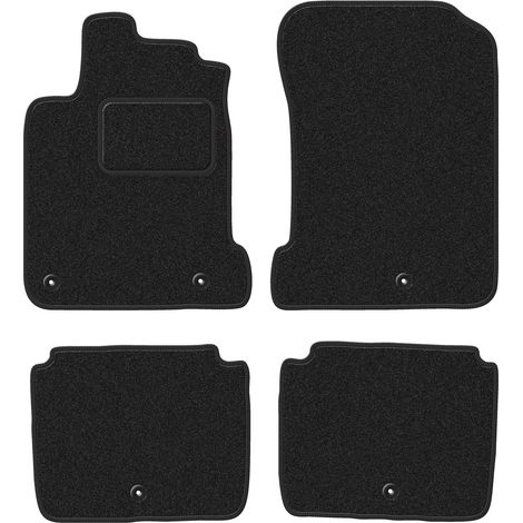 Alfombrillas de terciopelo para coche: Renault Latitude sedán (2010-2015) antracita (1/5)