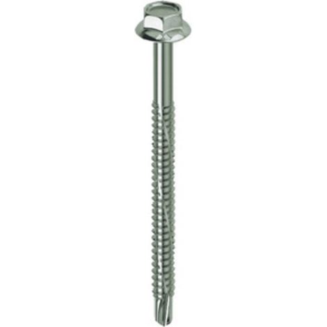 SC TIRAFONDO AUTOPERFORANTE TE 6,3X 70MM 20PZ CHROM KOVERVIT DX