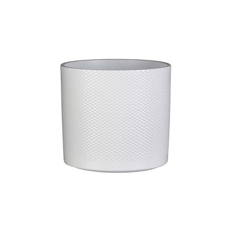Macetero cerámica era color blanco ø23 x 21,5 cm