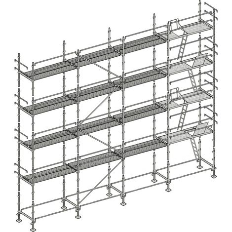 Échafaudage Altrad Façadier 130 m²