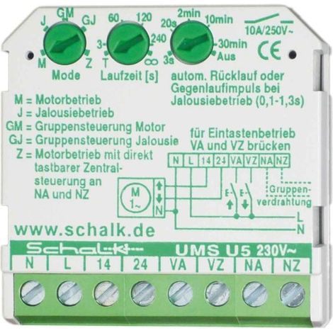 Dispositif contrôle moteur schalk UMSU5 gris compact 4cm