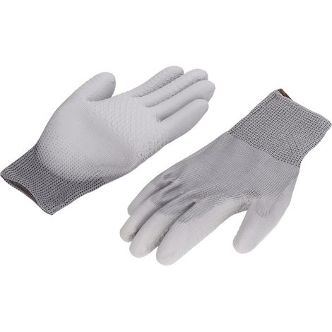 15 paires de gants de sécurité pour travaux de réparation, résistants à l'usure, enduits de PU et antidérapants, taille XL. (1/5)