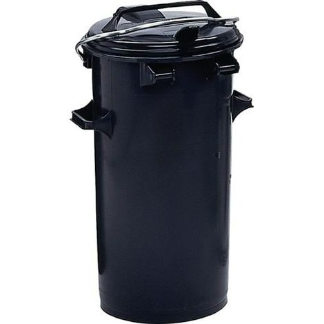 Poubelle 50l Ku.anthracite avec poignée (1/3)