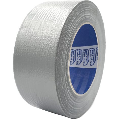 Ruban Adhésif Toilé pour Réparations, 50mm x 25 mètres, Ruban Adhésif Americai, étanche, et bricolage, isolant, Étanchéité ou Emballage (Gris) (1/5)