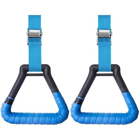 Set aus 2 Turnringen mit verstellbarem Schnallengurt, professionelles Fitnessgerät (1/5)