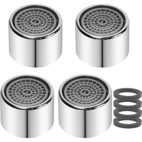 M22 Lot de 4 mousseurs pour robinet mitigeur et robinet mitigeur Chromé (1/5)