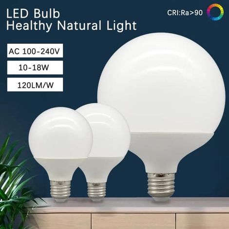 Filiyano-Ampoule LED E27 (1 à 6 pièces) 10 W, 15 W, 18 W, 220 V CA, 110 V CA, culot G80, G95, G120, économie d'énergie, éclairage global, ampoule LED (1/5)