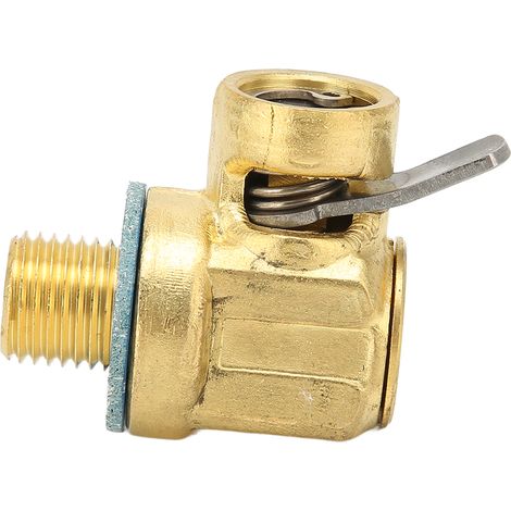 Vanne de vidange d'huile moteur F103S avec clip de levier LC-10, filetage M12-1,25, fiable pour voitures et camions légers (1/5)