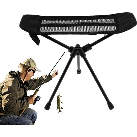 Tabouret de Camping Pliant Tabouret Pliable Portable pour Adultes de Repose-Pieds de Plage et Support de Pied inclinable pour la randonnée en Camping en Plein air (1/5)