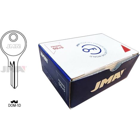 Jeu de 50 clés JMA type B avec 5 clés gratuites en acier DOM : 1D