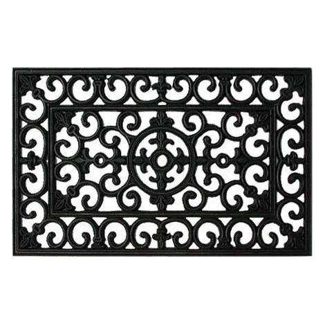 Felpudo rectangular de goma Brixo Arabesco 45x75 cm