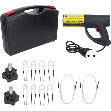 Chauffage par induction magnétique à 10 bobines, appareil portatif, chauffage électromagnétique pour vis et écrous rouillés, 1500 W, prise européenne, 220 V, 8 A (1/5)