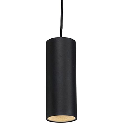 Design Pendant Lamp Black GU10 50mm - Tubo