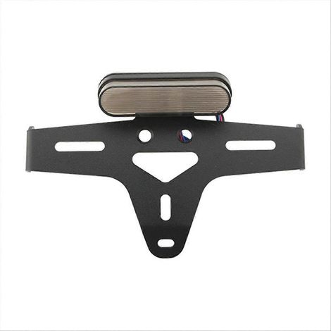 Support de plaque d'immatriculation de moto, fixation arrière, rangement pour (1/5)