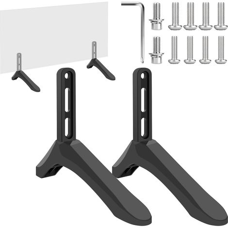 Pied Universel pour TV de 32 à 65 Pouces, Pied Stable, Compatible avec Support TV (1/5)