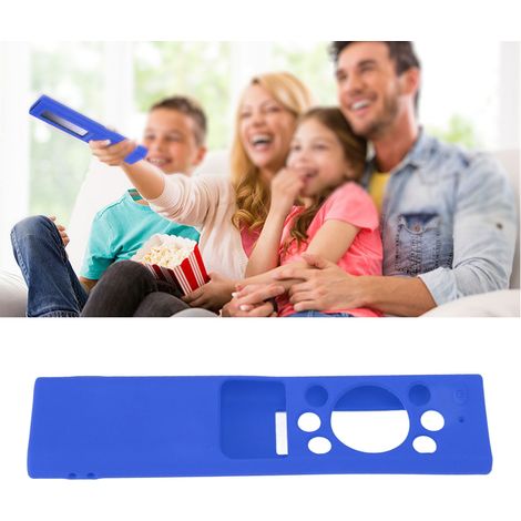 Étui de Télécommande en Silicone Doux, Antidérapant et Lavable pour SAMSUNG BN59 - Bleu
