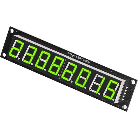 8-stellige LED-Segmentanzeige mit digitalem optoelektronischem Modul 74HC595, Treiber grün, 0,56 Zoll (1/5)