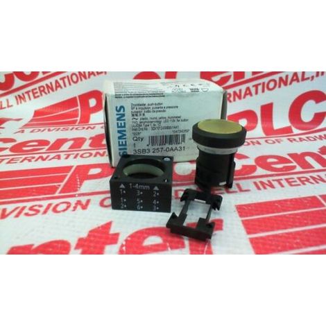 Pulsante luminoso LED giallo 110V AC Ø22 per avviamento o segnalazione SIE3SB32570AA31