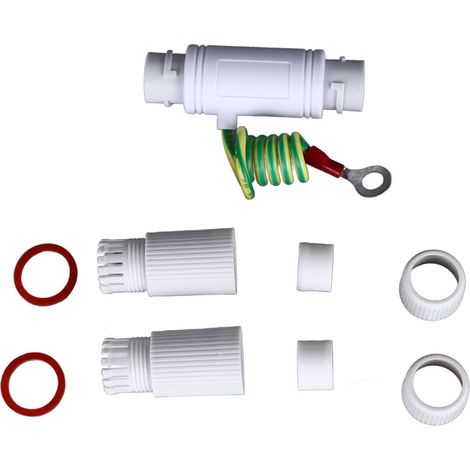 Aramox PoE Gigabit RJ45 Protector Netzwerktester 12-57V 5KA Schutz mit PVC-Material -25℃ bis +60℃ für Außenkameras