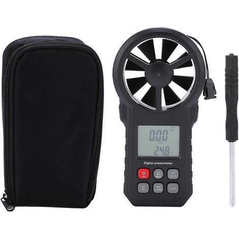 Anémomètre/testeur de vitesse du vent portable MS6252A avec fonction de mesure du débit d'air (1/5)