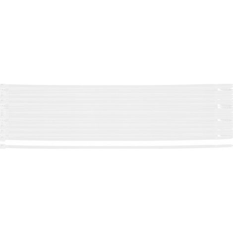 Bridas para cables Extreme de 4,8 × 450 mm, blancas, 50 unidades. (1/5)