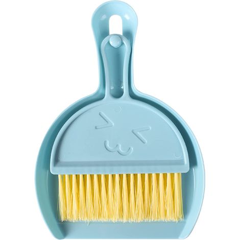 Balayette Et Pelle À Poussière - En Plastique - Pour Voiture Bureau Maison - Compacte Portable - 1 Pièce (1/5)