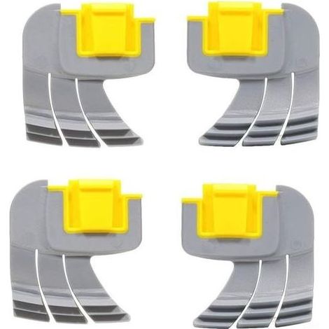 Juego de 4 cepillos de fregar Cyclone R0714400 para limpiador de piscina Mx8 Mx6 Elite (1/5)