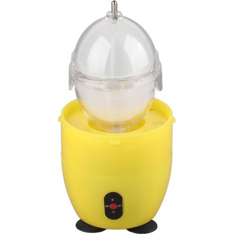 Tourne-œufs électrique, temps de rotation de 50 secondes, petit format compact, pour la maison, prise américaine 100-240 V, jaune (1/5)