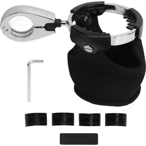 Porte-gobelet avec support à rotule pivotant à 360 degrés, ajustement universel pour moto, , UTV, vélo, bateau, kayak (1/5)