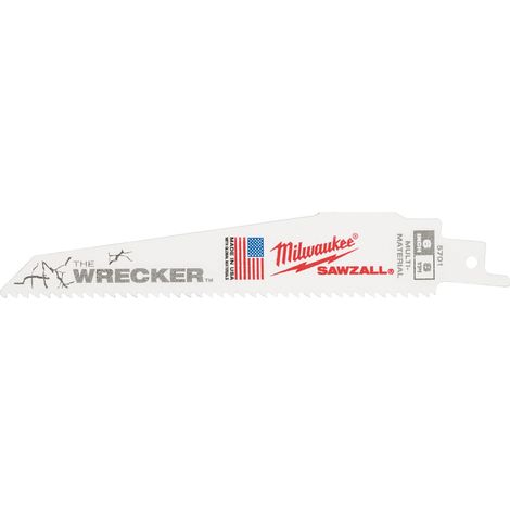 Lame de scie Milwaukee Wrecker métal 150 mm bi métal (1/2)