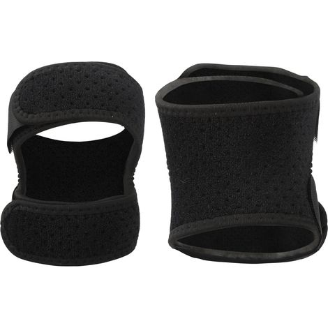 Sangle rotulienne ajustable respirante - Support de genou anti-choc unisexe noir (1/5)