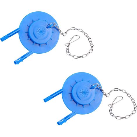 Clapets de Réservoir de Toilette, Pvc, Bleu (1/5)
