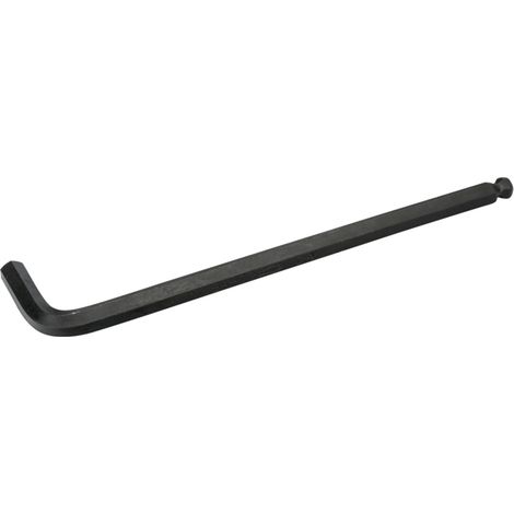 Bahco Langer Sechskant-Winkelschraubendreher, metrisch, mit Kugelkopf, phosphatiert, 6 x 186 mm (1/4)