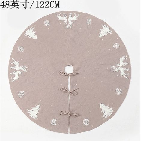 Tapis de sapin de Noël, tapis sapin, décoration de Noël en forme d'élan
