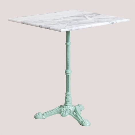 Mesa de Bar Cuadrada en Mármol Moka SKLUM             