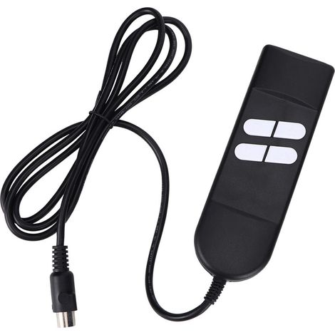 Manette de commande électrique 4 boutons pour fauteuil releveur, canapé électrique, télécommande manuelle (1/5)