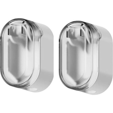 Lot de 2 supports de brosse à dents pour salle de bain - Support mural pour brosse à dents électrique - Petit support autocollant pour tête de brosse à dents - Pour salle de bain, cuisine (1/5)