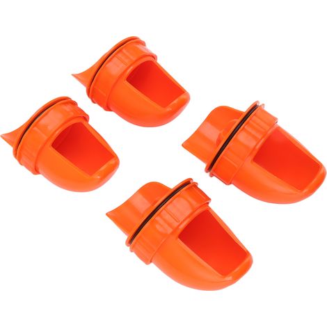 Mangeoire automatique pour poulets et canards, mangeoire pour volailles, trémie à aliments pour poulets, mangeoire à gravité, mangeoire résistante à la pluie pour volailles (1/5)