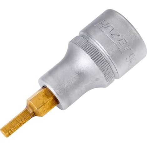 Hazet Steckschlüsseleinsatz 986 1/2&quot Innen-6-kant SW 4 mm L 60 mm - 986-4